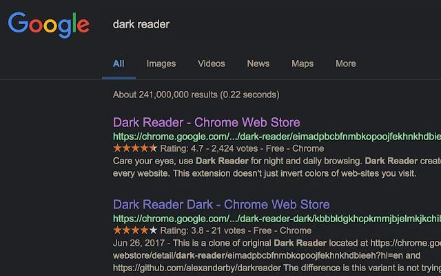 Image from Dark Reader